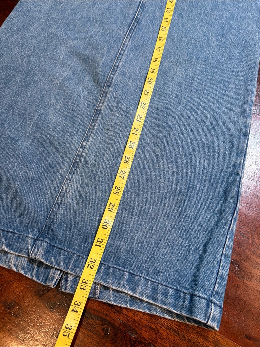 Vintage Ralph Lauren Country 90s Western Long Denim Jean Skirt size 6 - Picture 12 of 12